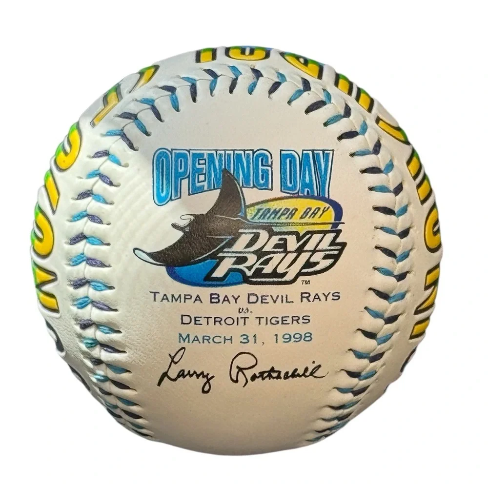 Vintage 1998 Limited Edition Tampa Bay Devil Rays Inaugural Season Fotoball Set - Picture 7 of 11